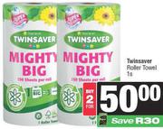 Twinsaver Roller Towel-For 2 x 1s