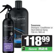 Tresemme Shampoo, Conditioner Or Heat Defence Spray-750ml/900ml Each