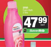 Spar Foam Bath-2Ltr Each
