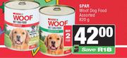 Spar Woof Dog Food Assorted-For 2 x 820g