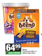 Beeno Dog Biscuits 800g Or Mallow Bites 500g
