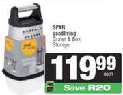 Spar Goodliving Grater & Box Storage-Each