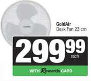    Goldair Desk Fan-23cm Each