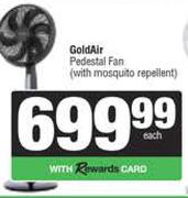 Goldair Pedestal Fan (With Mosquito Repellent) -Each