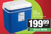    Spar Goodliving Cooler Box Red,Blue And Silver-Each