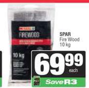   Spar Fire Wood-10kg Each