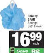 Care By Spar Sponge Bath Flower- Each