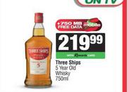 Three Ships 5 Year Old Whisky-750ml
