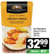Ina Paarman's Ready To Serve Sauces-200ml Each