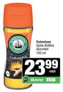 Robertson Spice Bottles Assorted-100ml Each
