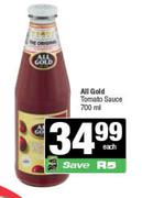 All Gold Tomato Sauce-700ml Each