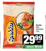 Spekko Rice Parboiled-2Kg Each