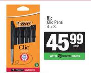 Bic Clic Pens 4 + 3