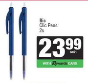Bic Clic Pens-2s