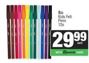 Bic Kids Felt Pens-12s