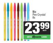 Bic Pen Crystal-8s
