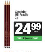 Staedtler HB Pencils-3s