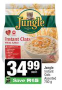 Jungle Instant Oats Assorted-750g Each