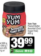 Yum Yum Peanut Butter Assorted-400g Each