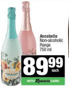 Annabelle Non Alcoholic Range-750ml Each