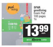 Spar Good Living Exam Pad (100 Pages)