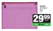 Scripto A4 Zipper Bag