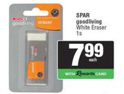 Spar Good Living White Eraser