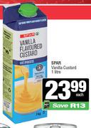 Spar Vanilla Custard-1L Each