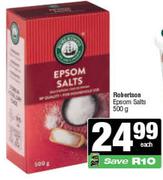 Robertsons Epsom Salts-500g Each