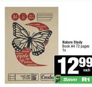 Nature Study Book A4 72 Page-1s Each