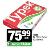 Typek A4 Office Paper 500 Sheets-Each