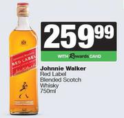 Johnnie Walker Red Label Blended Scotch Whisky-750ml