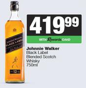 Johnnie Walker Black Label Blended Scotch Whisky-750ml