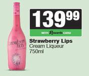 Strawberry Lips Cream Liqueur-750ml