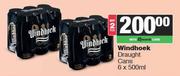 Windhoek Draught Cans-For 2 x 6 x 500ml