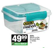 Addis Munch On The Go Lunch Box 1.15L-1s
