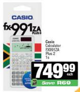 Casio Calculator FX991ZA Plus 2-1s Each