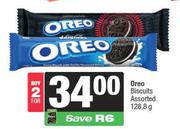Oreo Biscuits Assorted-For 2 x 128.8g