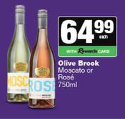 Olive Book Moscato Or Rose-750ml Each