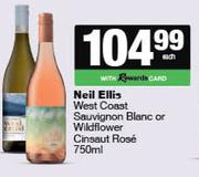 Neil Ellis West Coast Sauvignon Blanc Or Wildflower Cinsaut Rose-750ml Each