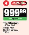 The Glenlivet 15 Year Old Single Malt Scotch Whisky-750ml