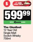 The Glenlivet 12 Year Old Single Malt Scotch Whisky-750ml