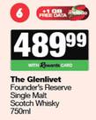 The Glenlivet Founder's Reserve Single Malt Scotch Whisky-750ml