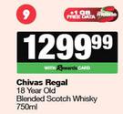 Chivas Regal 18 Year Old Blended Scotch Whisky-750ml