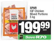 Spar IQF Chicken Mixed Portions-5Kg 