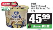 Stork Country Spread 40% Fat Spread Tub-1kg 