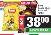 Lay's Potato Chips Assorted-For 2 x 120g