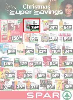 SPAR & SUPERSPAR Western Cape : Christmas Super Savings (08 December - 28 December 2025), page 1