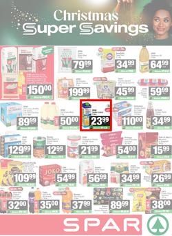 SPAR & SUPERSPAR Western Cape : Christmas Super Savings (08 December - 28 December 2025), page 1