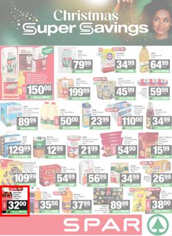 SPAR & SUPERSPAR Western Cape : Christmas Super Savings (08 December - 28 December 2025), page 1